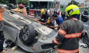 Accidente múltiple en Isla Raza y Colón