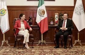 La jefa de gobierno de la CDMX Claudia Sheinbaum visitó Veracruz