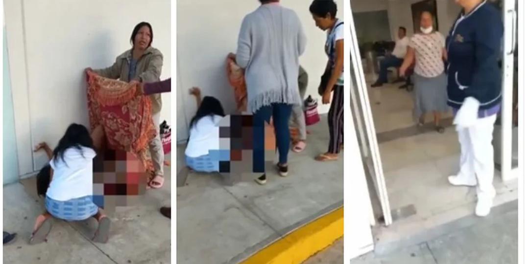 Una menor da a a luz a las afueras de un hospital en Chiapas
