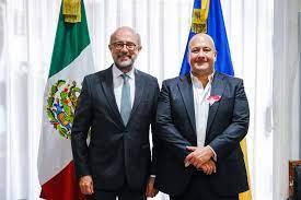 El gobernador de Jalisco Enrique Alfaro se reúne con el embajador del Reino de España en México