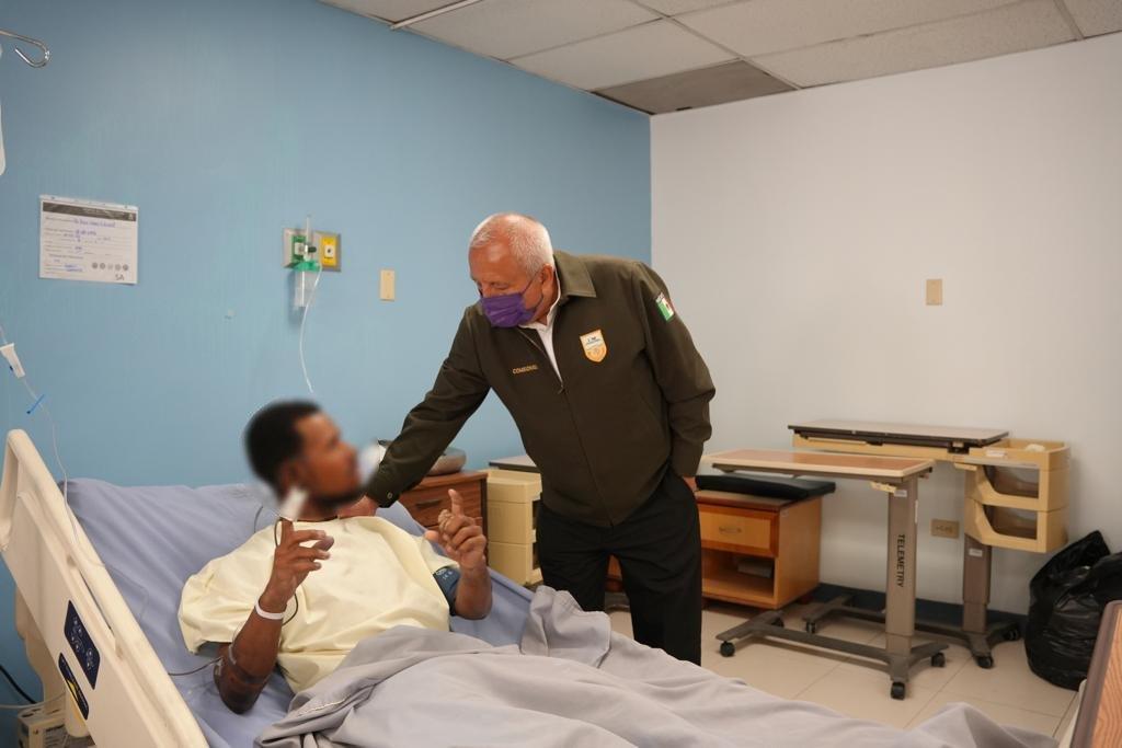 Ya hay actualización de lesionado tras acontecimientos en la estación migratoria de Ciudad Juárez