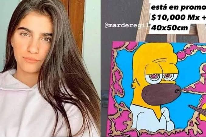 Mar de Regil: Estas son las pinturas más criticadas de la hija de la actriz