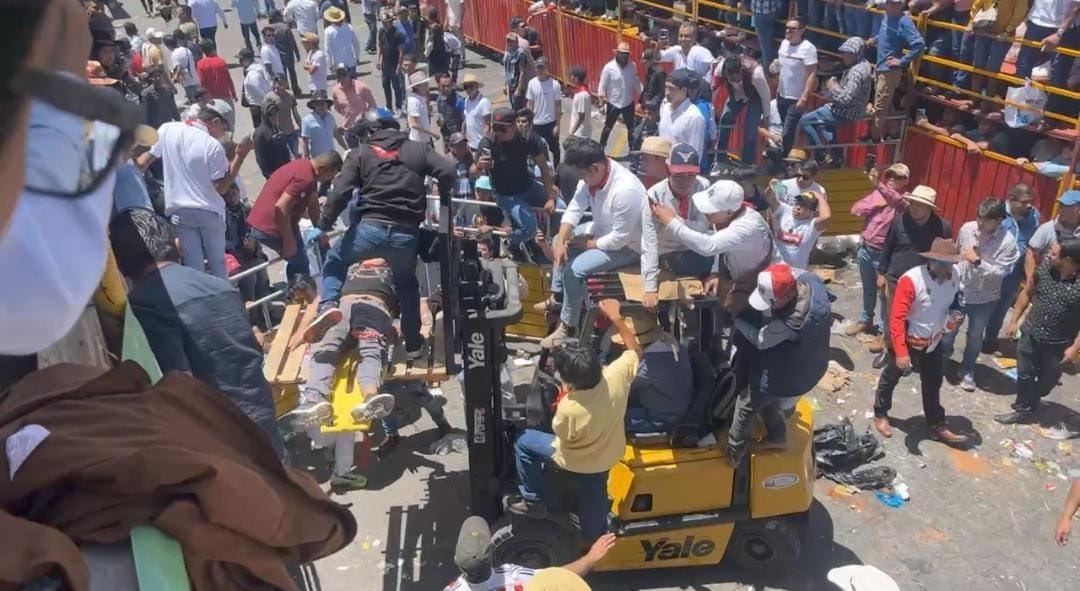 Huamantlada:  Reportan al menos 20 heridos por toros en festejos de Tlaxcala