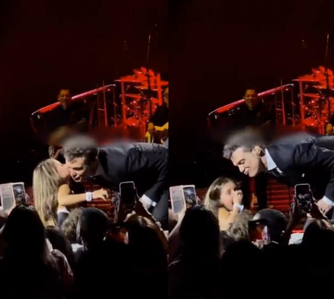 VIDEO | Luis Miguel fue besado por una niña en pleno concierto de Las Vegas; esta fue la reacción