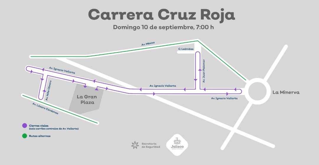Cierres viales: Por tres carreras habrá cambios a la circulación este domingo