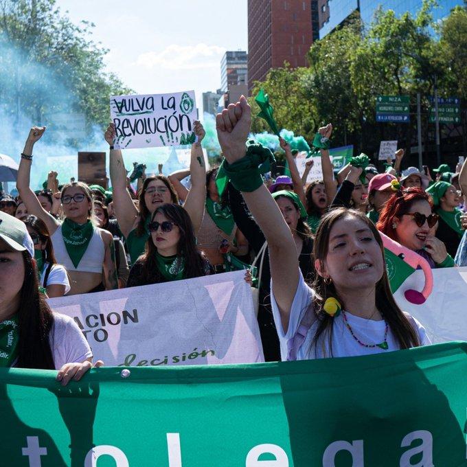 Marcha del Aborto: Reportan saldo blanco en la Ciudad de México