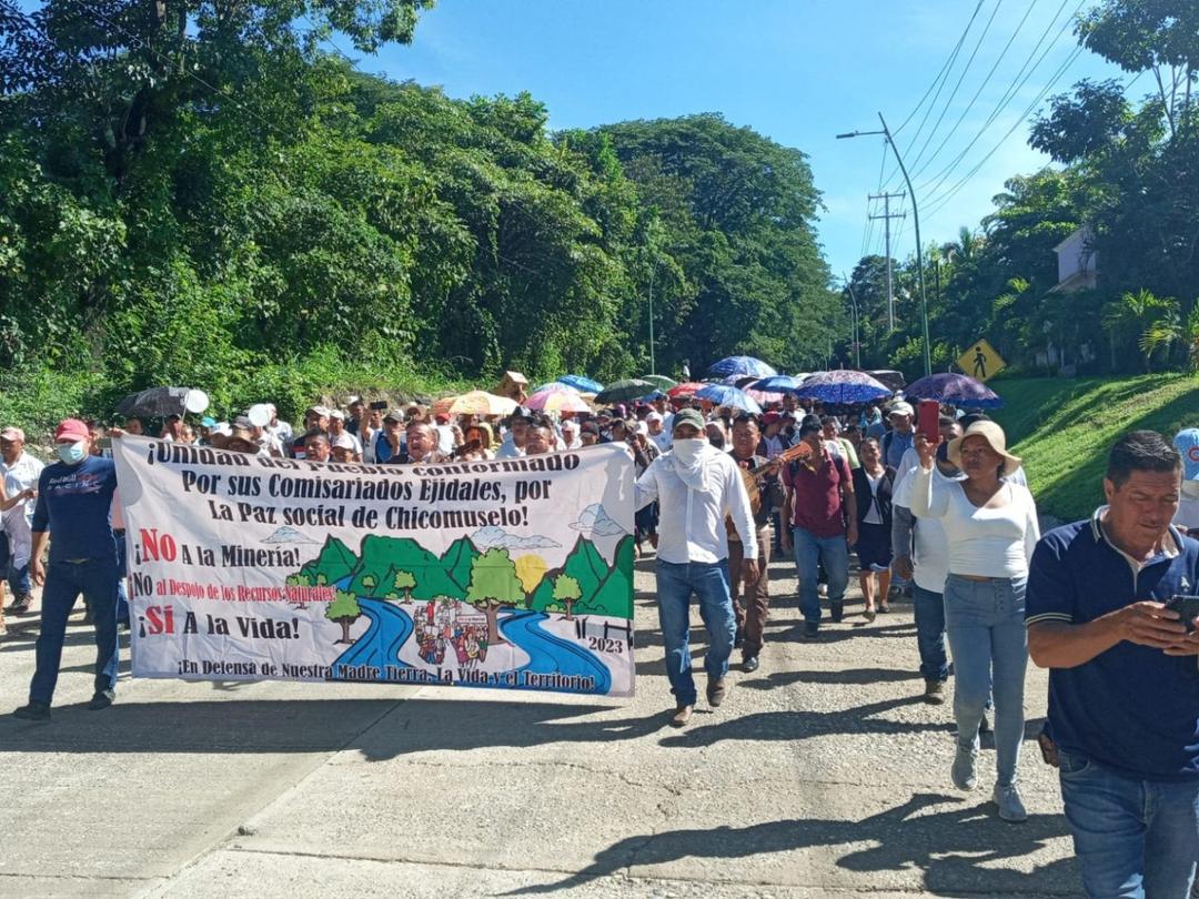 Chiapas: Marchan por la paz en Chicomuselo