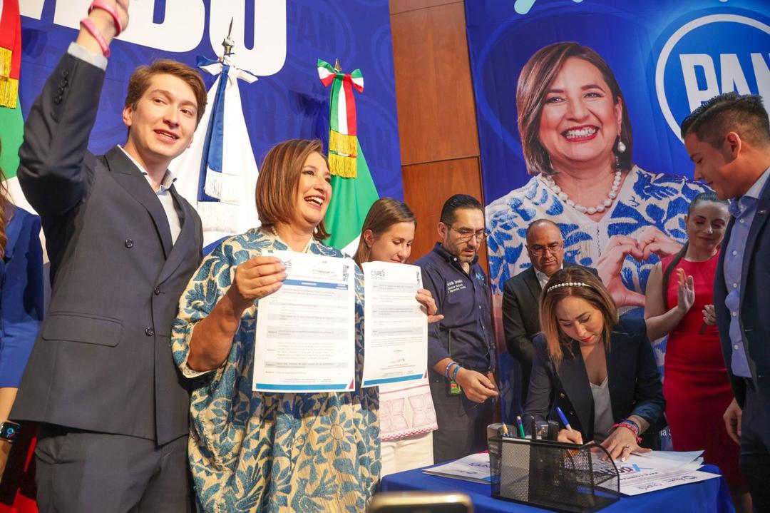 Xóchitl Gálvez formaliza en el PAN su precandidatura a la Presidencia