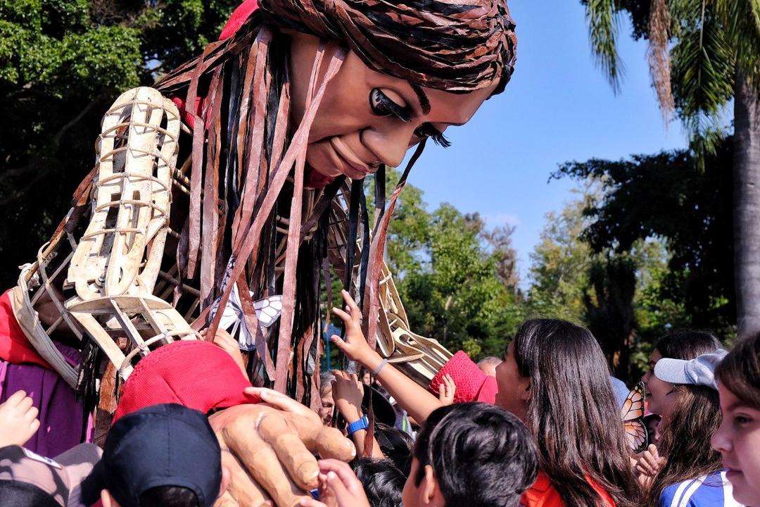 Marioneta Amal en Guadalajara: Estas son las increíbles imágenes de su visita