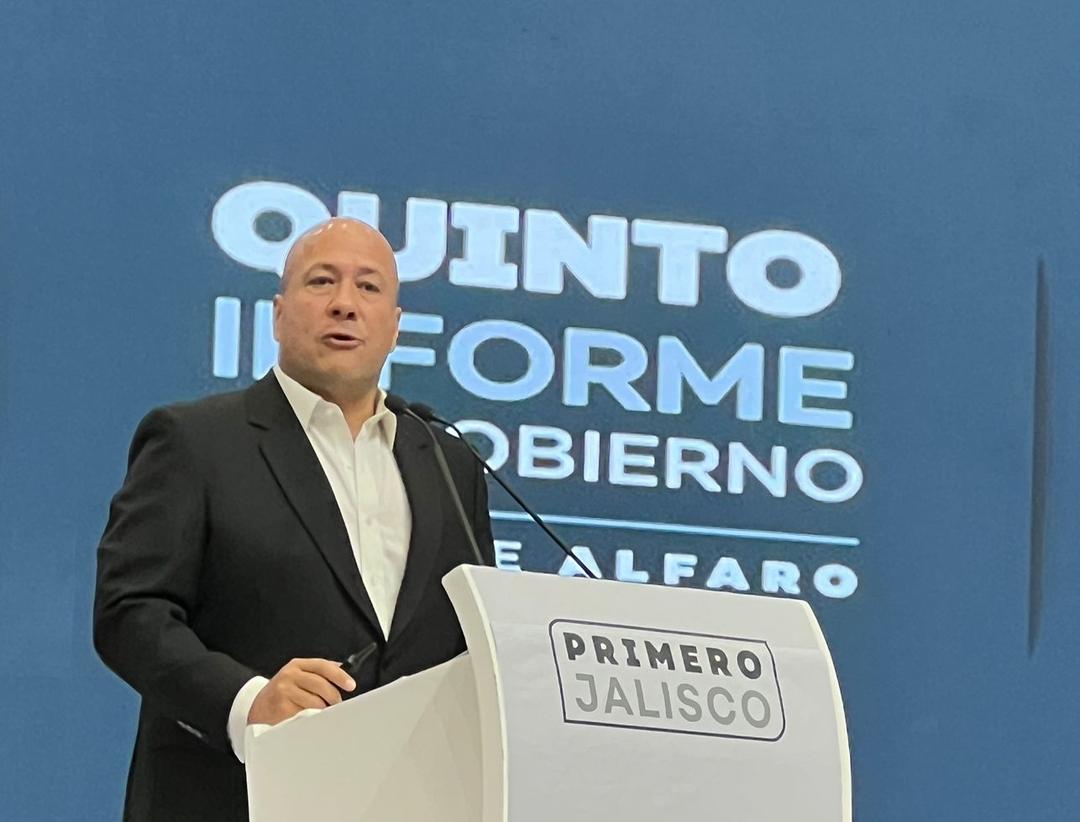 Enrique Alfaro destaca avances de 5 años de Gobierno