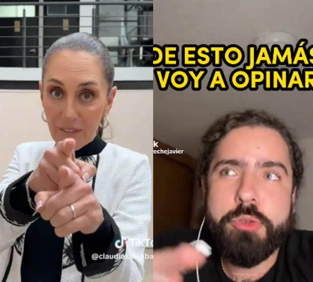 Ibarreche: El influencer se enoja porque Sheinbaum le lanza un reto en redes