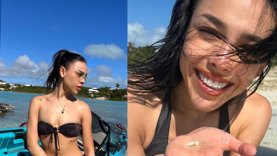 Danna Paola comparte fotos en bikini en sus vacaciones