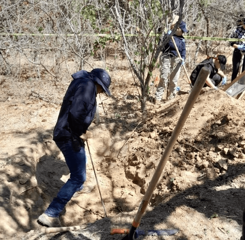 Baja California Sur: Localizan más de 100 fragmentos de huesos en una fosa clandestina