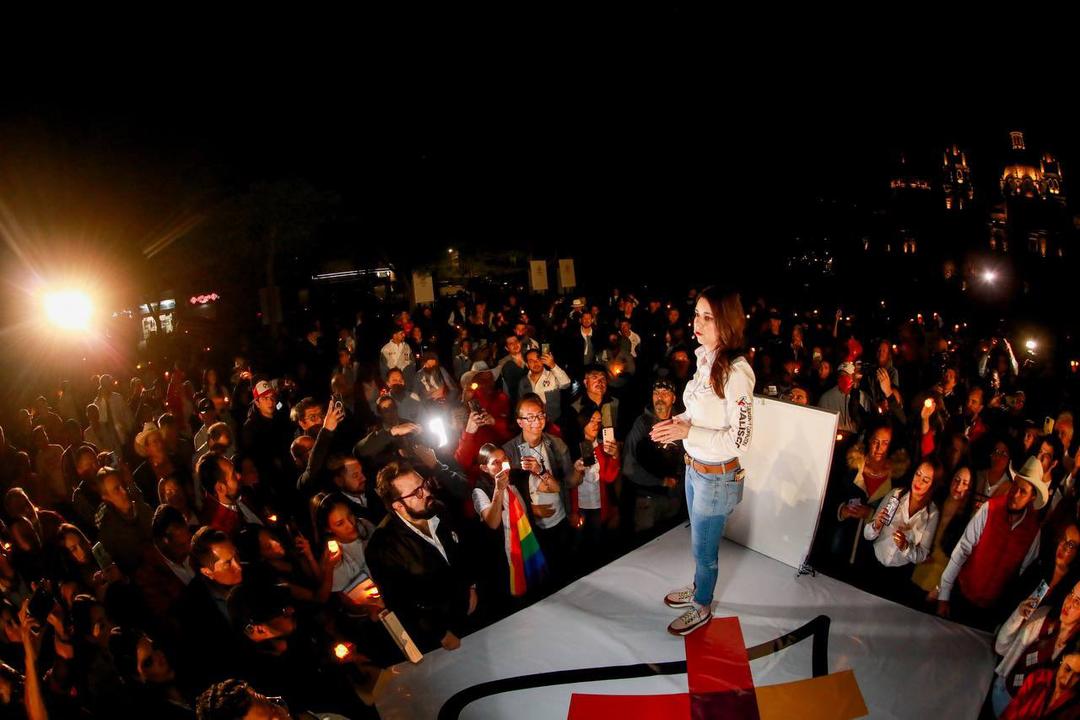 Laura Haro promete seguridad en Jalisco en primer evento de campaña