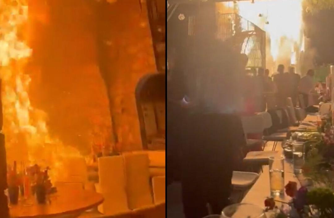 San Miguel de Allende: Se incendia salón de fiestas en plena boda millonaria