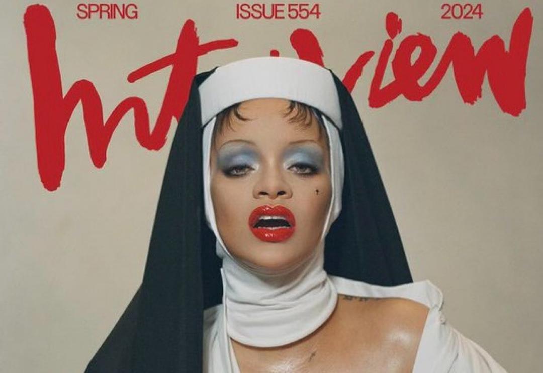 Rihanna: La cantante es criticada por portada de revista vestida como una monja