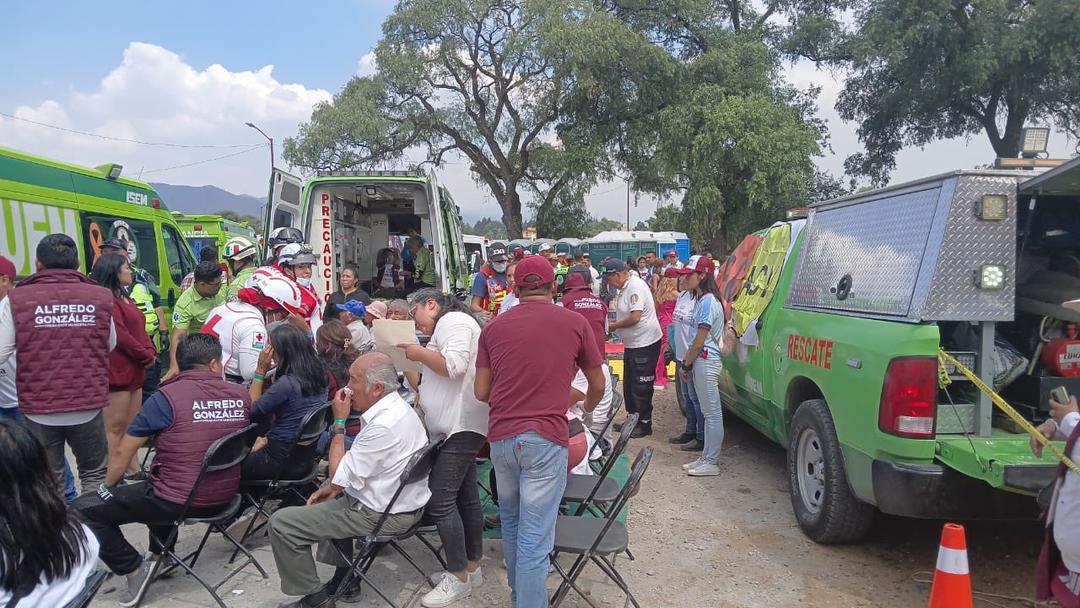 Estado de México: Nuevo accidente en cierre de campaña deja decenas de heridos en Xonacatlán