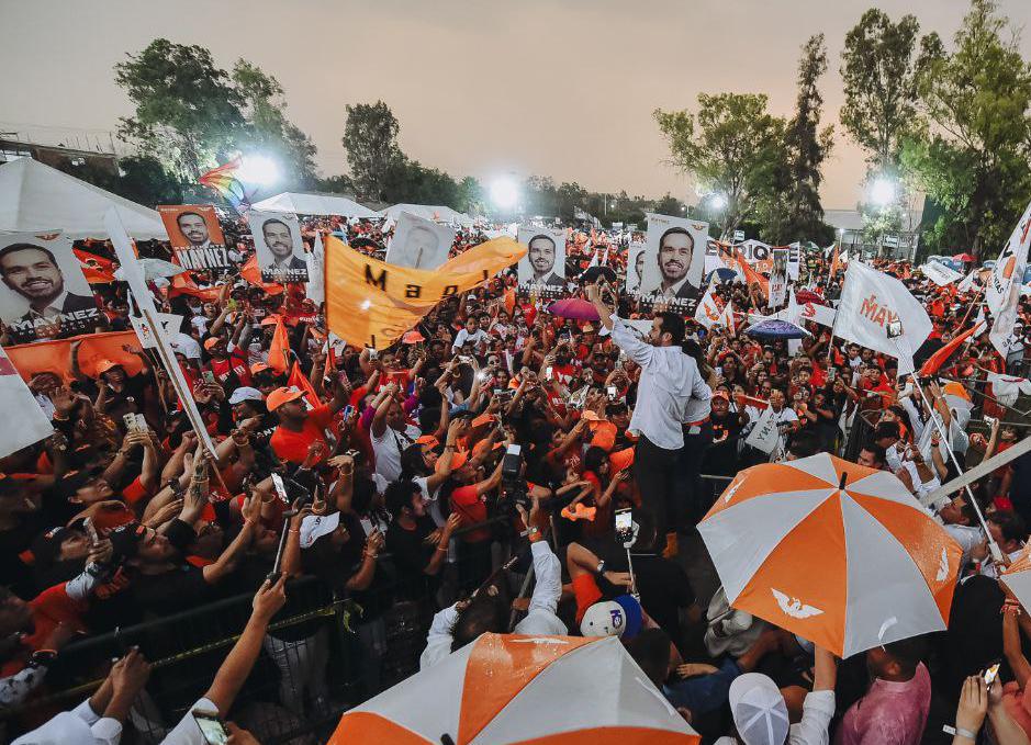 Jorge Máynez y Lemus cierran campaña en El Salto