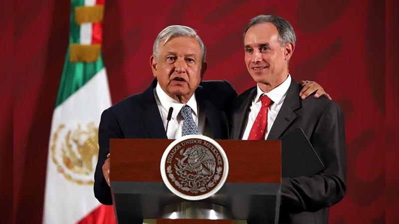 AMLO elogia labor de López-Gatell