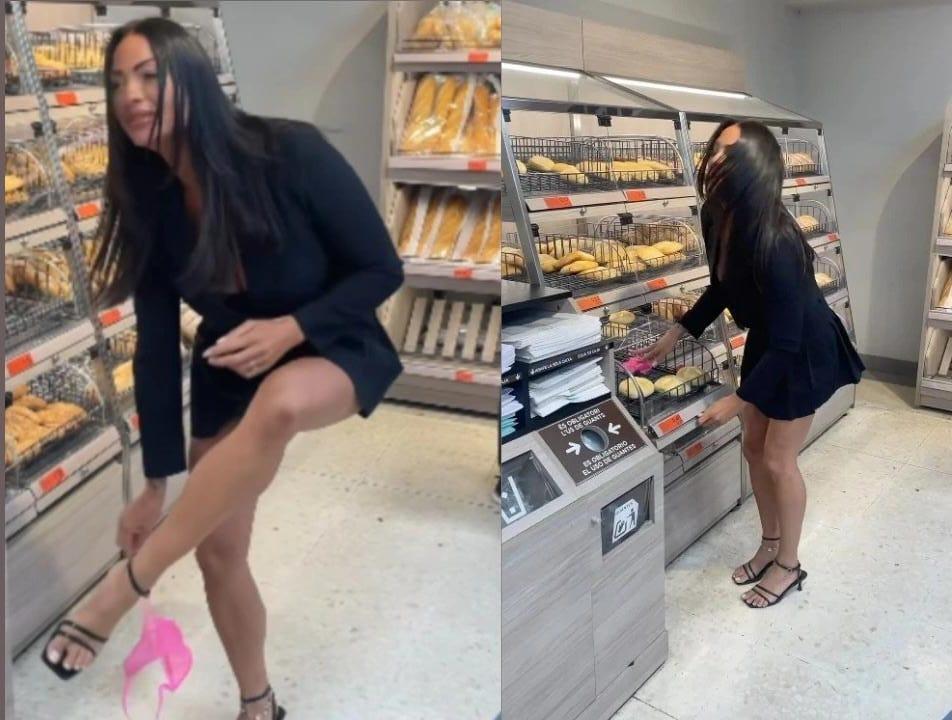 Chloe Lopez: La influencer se quita los calzones y los deja en el pan de un supermercado