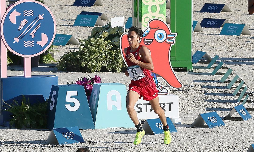 París 2024: Mexicano Emiliano Hernández se queda cerca del bronce en Pentatlón Moderno