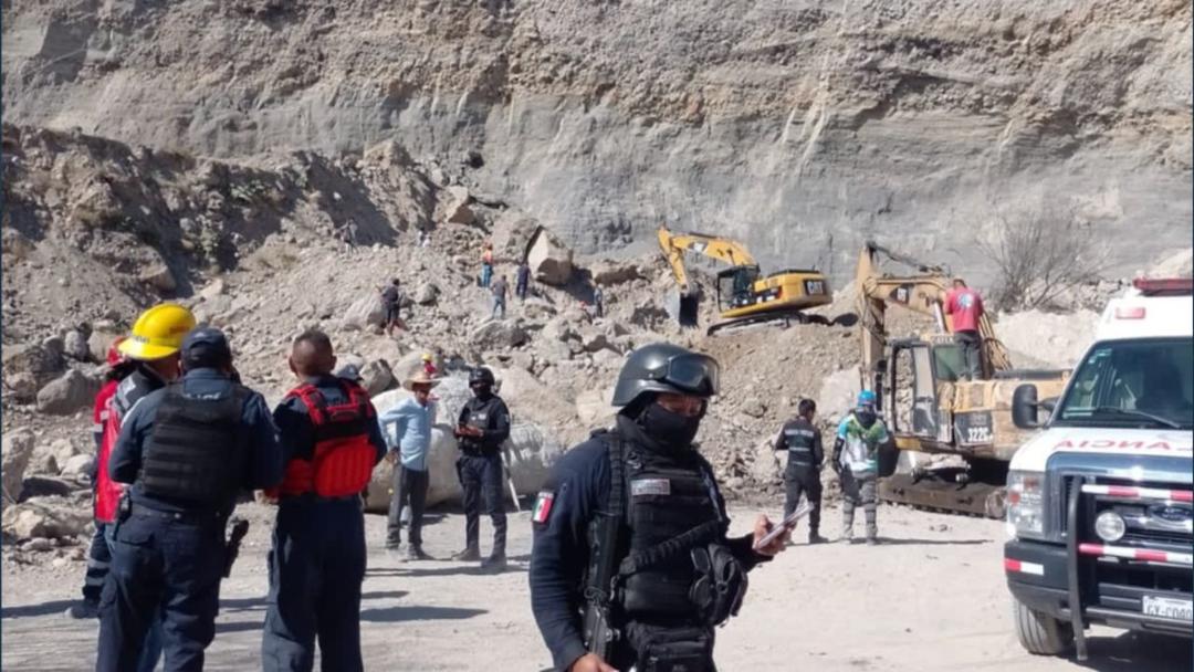 Derrumbe de mina en Taxco, Guerrero deja atrapado a dos trabajadores