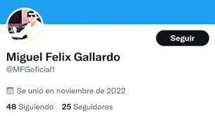 Miguel Ángel Félix Gallardo ya cuenta con Twitter