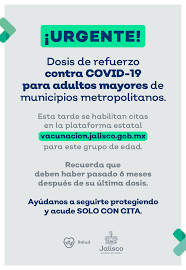 Secretaría de Salud Jalisco habilita plataforma para que adultos mayores  reciban dosis de refuerzo