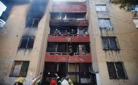 Incendio en dos departamentos en Río Nilo, Tonalá