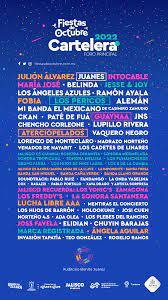 Presentan la cartelera de Fiestas de Octubre 2022