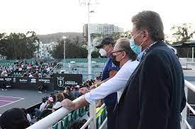 Juan José Frangie presente en inauguración del WTA Finals