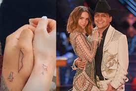 Christian Nodal y Belinda sellan su amor con diversos tatuajes
