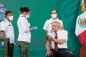 AMLO se aplica segunda dosis en la Mañanera