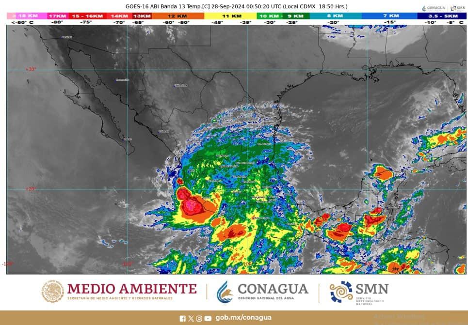 Tormenta Tropical John se disipa sin afectaciones en Jalisco