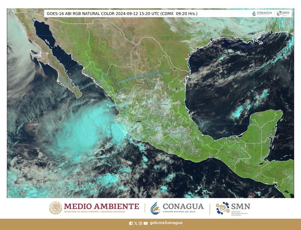 Tormenta Tropical Ileana se forma cerca de Jalisco