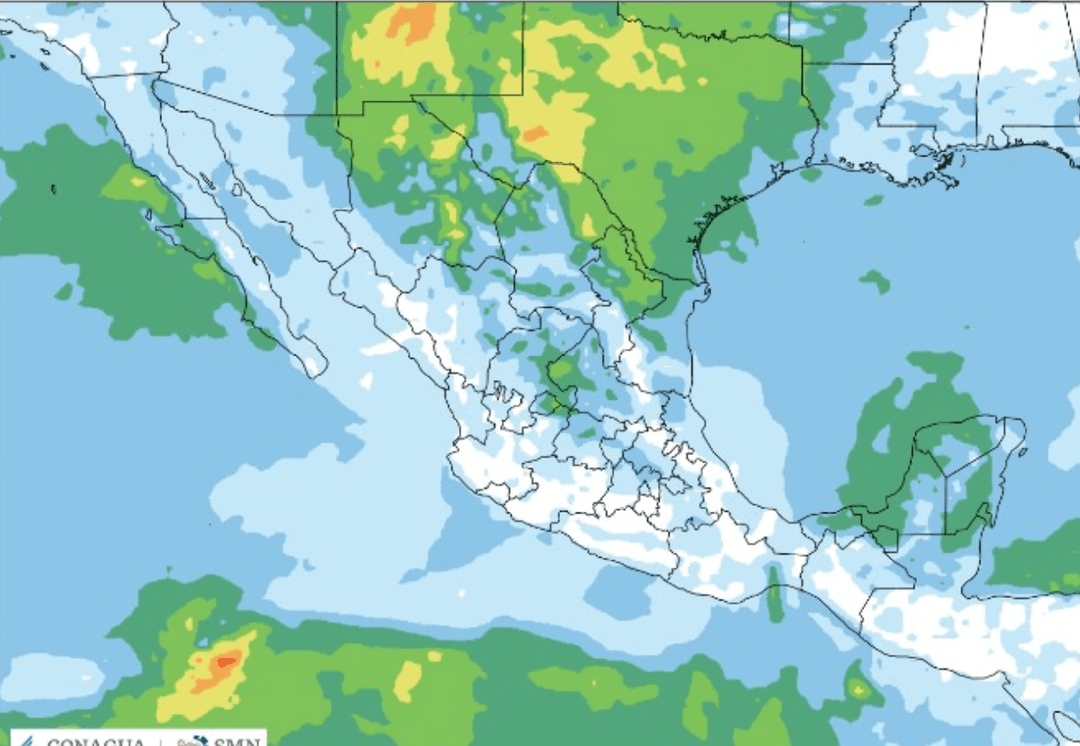 Frente frío se acerca a México y traerá lluvias a estos estados