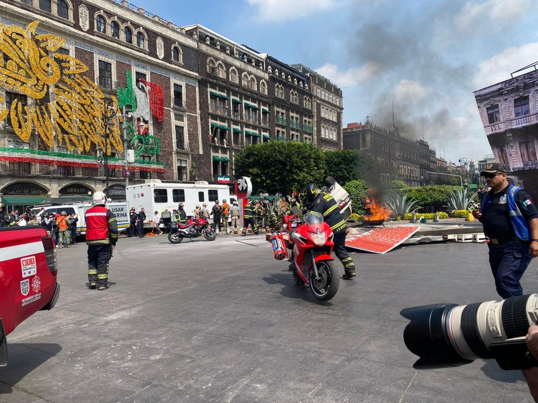 19 de septiembre: Se realiza Simulacro nacional a 39 años del temblor de la CDMX