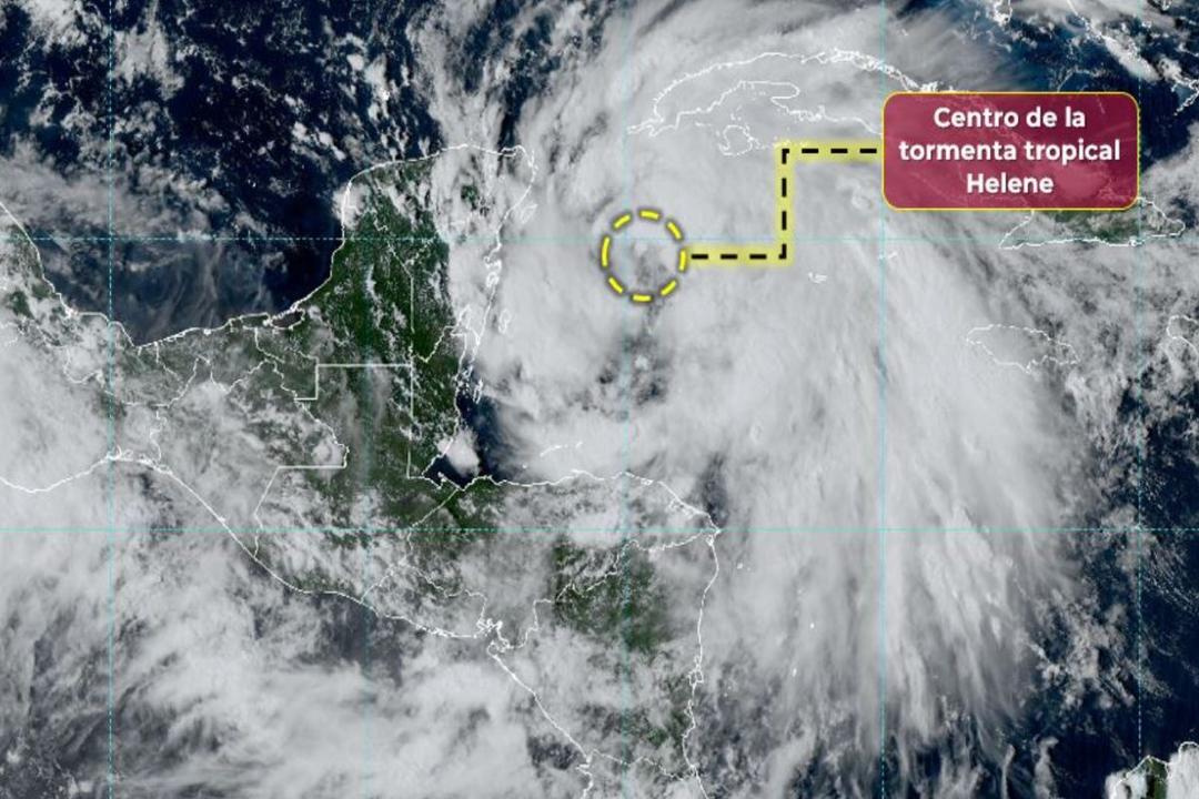 Tormenta Tropical Helene: Activan alerta en Quintana Roo y en Yucatán