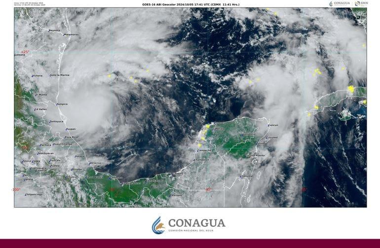 Tormenta Tropical Milton provocará lluvias en estos estados