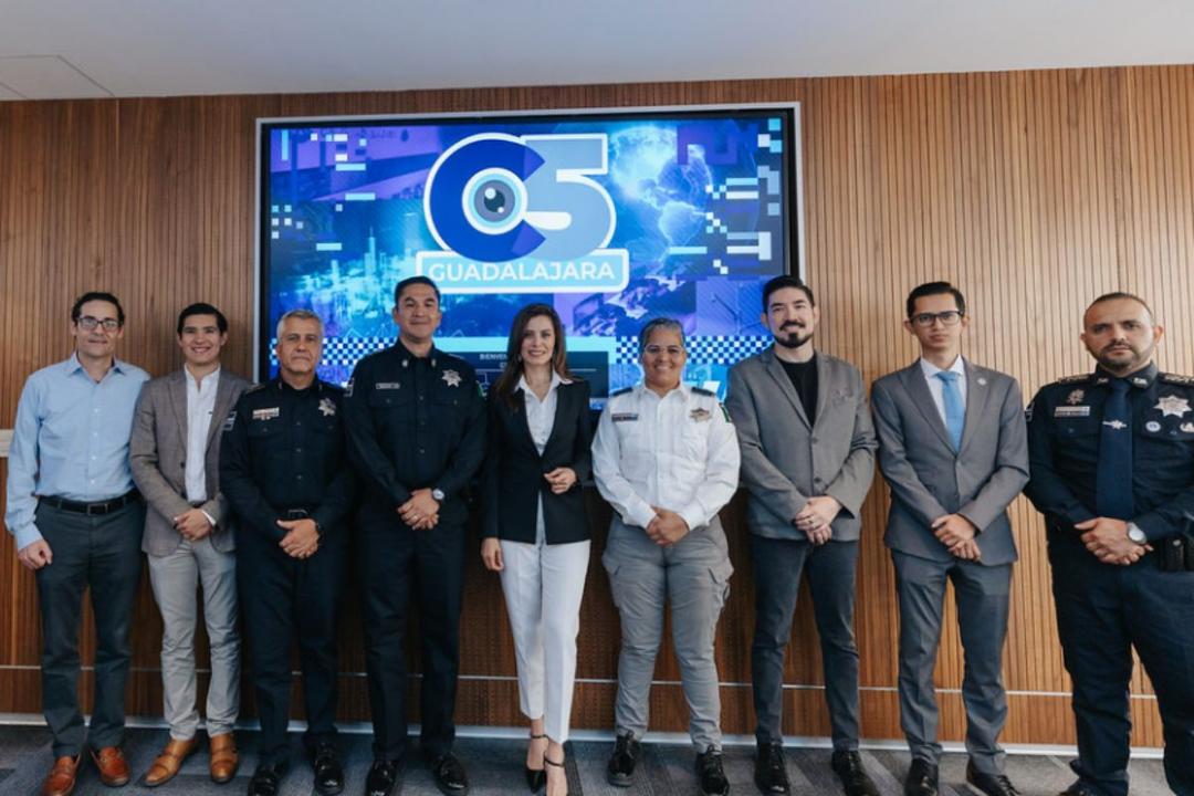 Verónica Delgadillo supervisa el C5 de Guadalajara