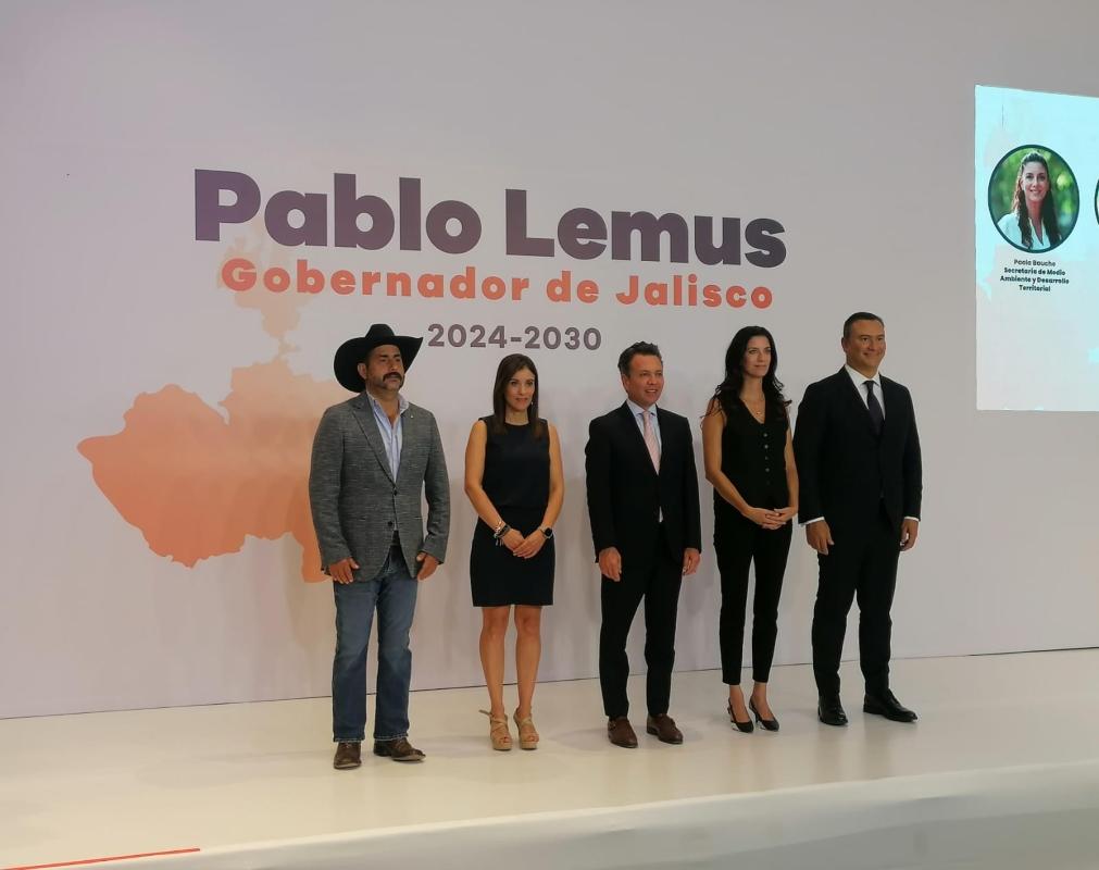 Pablo Lemus continúa con la presentación de su Gabinete