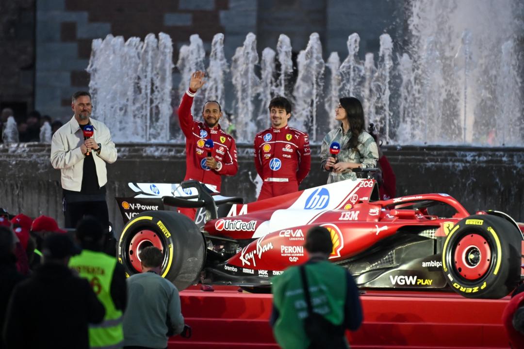 F1: Así se vivió el Show Run de Ferrari en Milán