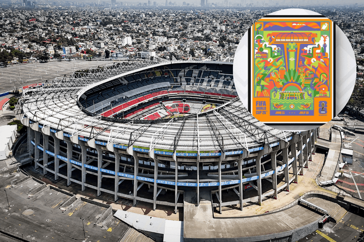 Mundial 2026: Presentan póster oficial de la CDMX