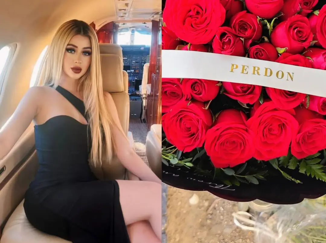 Valeria Márquez: Mandan flores pidiendo ‘Perdón’ al negocio de la influencer