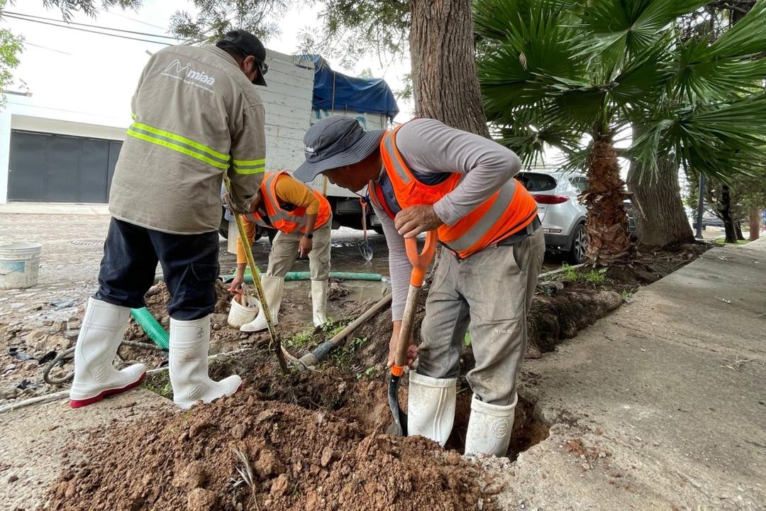 Aguascalientes: MIAA atiende fuga de agua