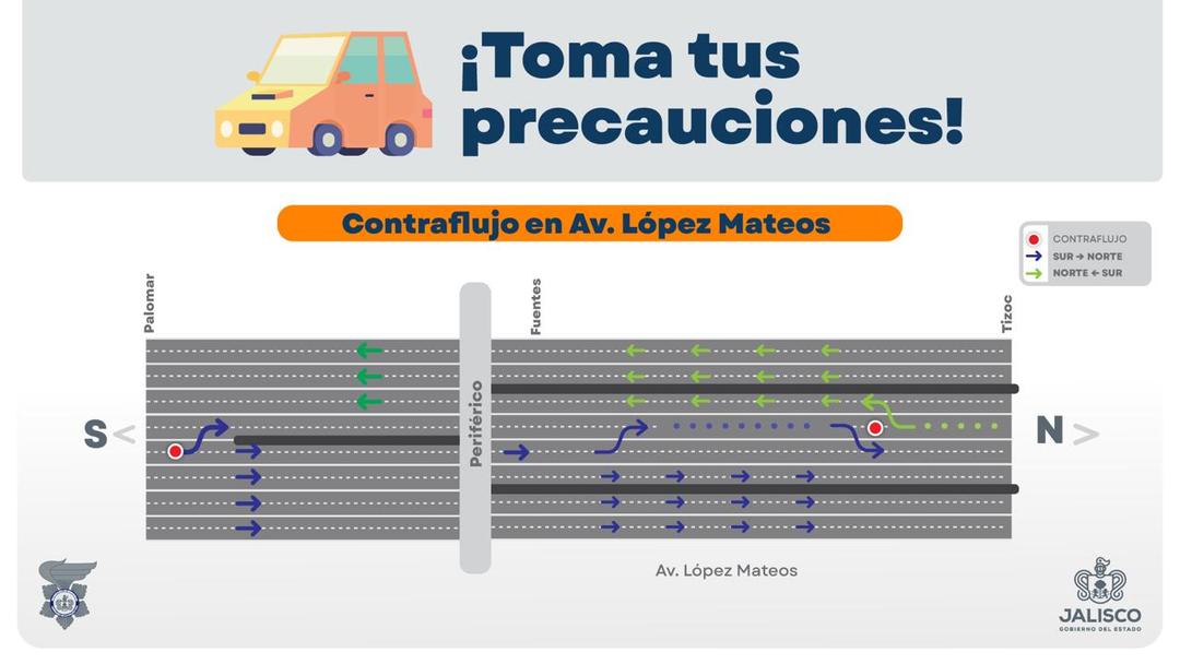Policía Vial amplia operativo en López Mateos