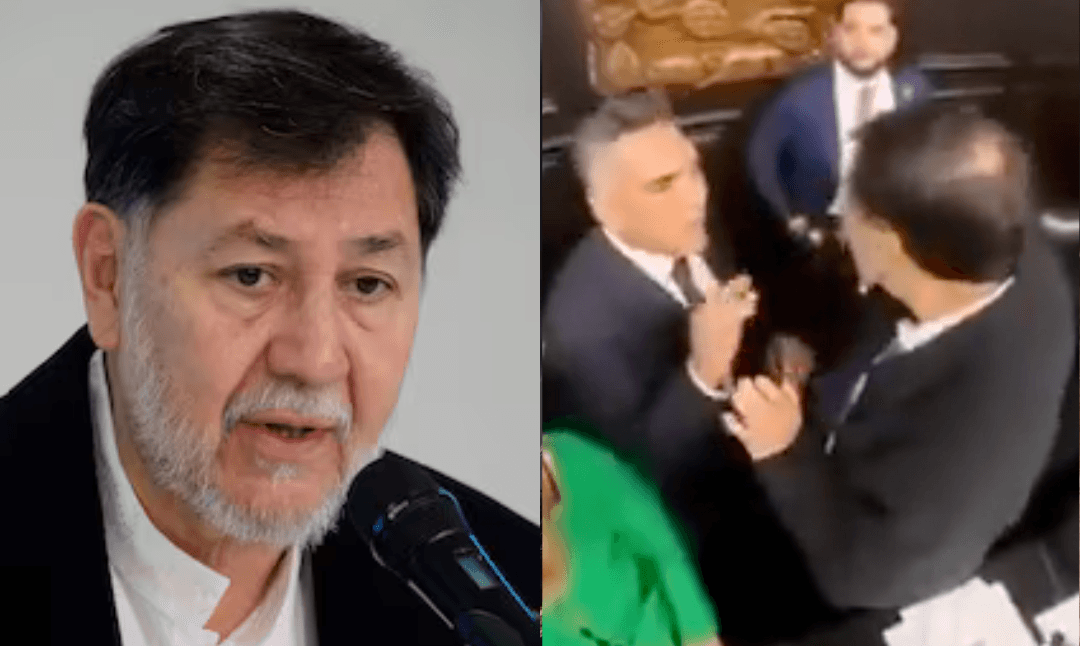 Fernández Noroña informó que denunciará penalmente a Alito Moreno por lesiones