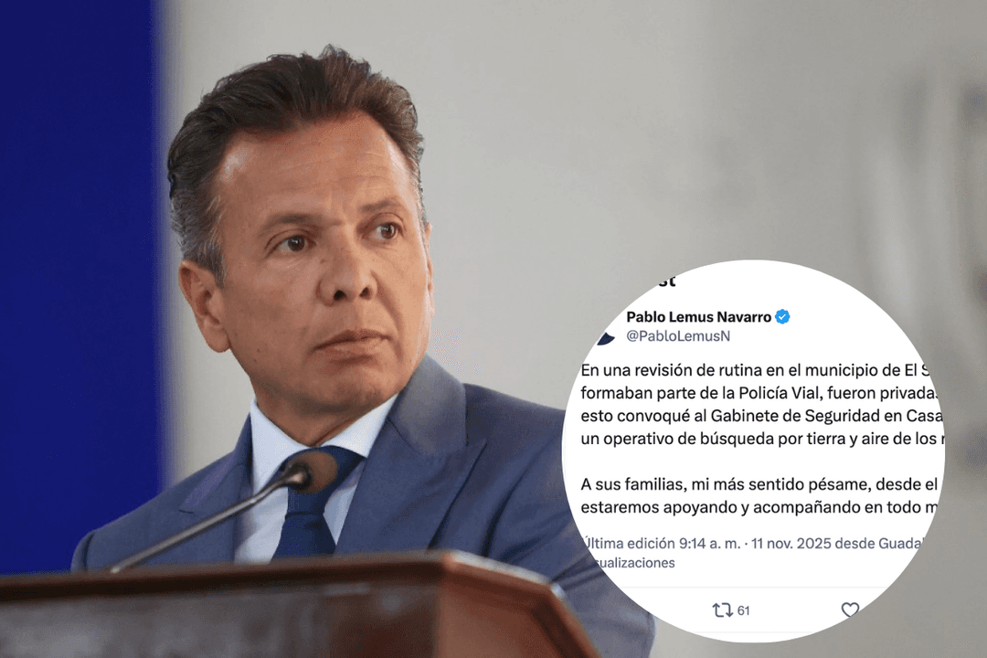 El Salto: Declaración de Lemus tras asesinato de dos policías viales