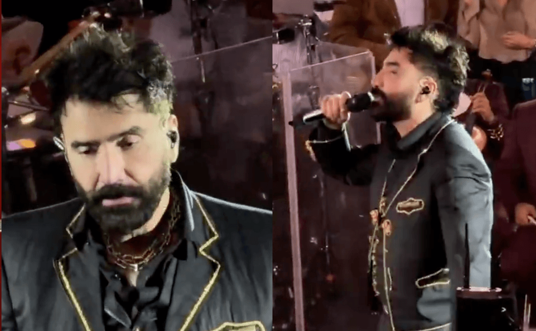 Alejandro Fernández aparece en mal estado durante concierto en Querétaro