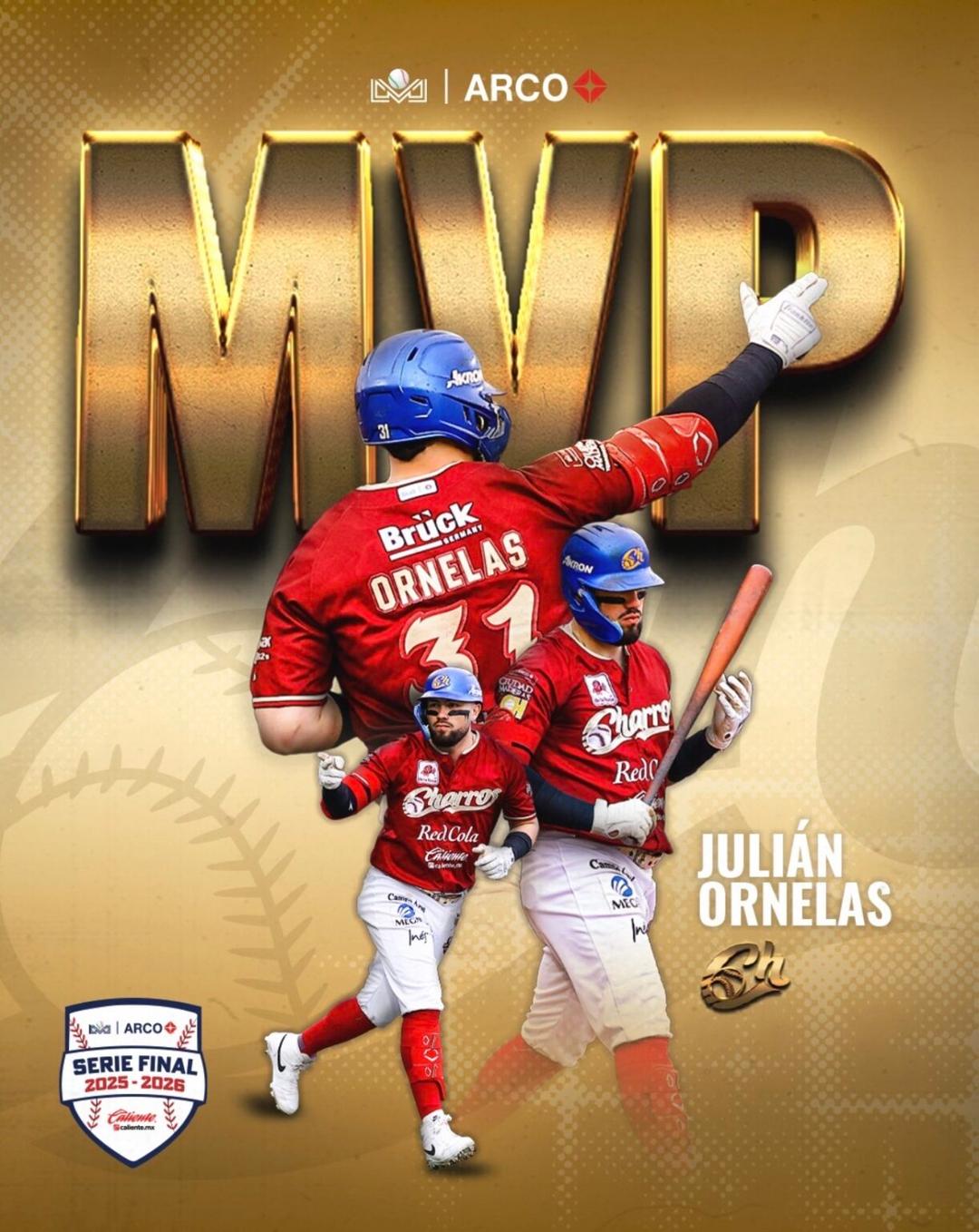 Charros vs Tomateros: Julián Ornelas es convierte en el MVP